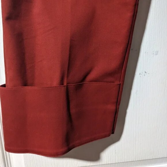 COS Red Ankle Cropped Pants - Picture 6 of 14